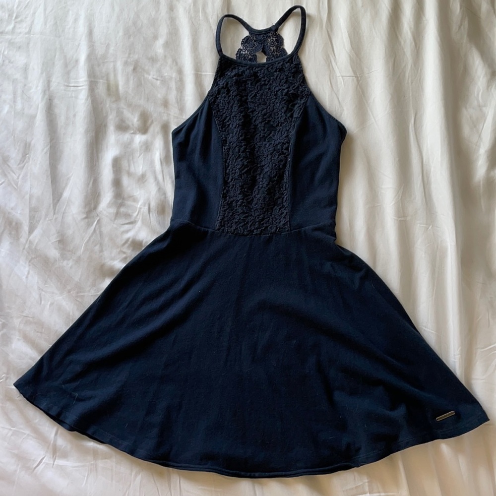 Navy A-Line Abercrombie Dress S